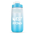 WEST BIKING 620ML Bicycle Water Bottle Portable Outdoor Cycling Water Cup, Color: White Blue Gradient
