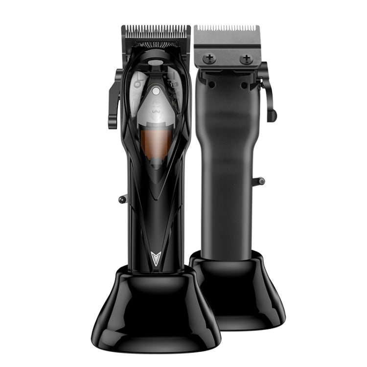 Rechargeable Magnetic Suspension High-speed Electric Hair Clipper(Black)
