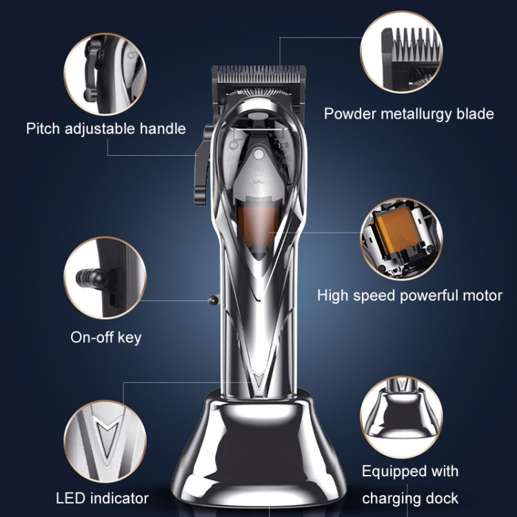 Rechargeable Magnetic Suspension High-speed Electric Hair Clipper(Gold)