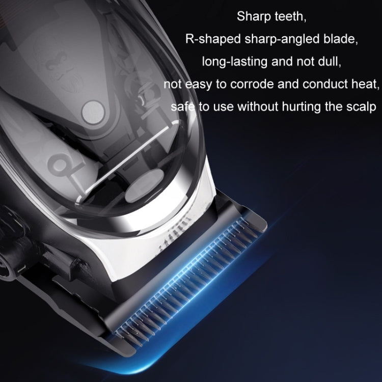 Rechargeable Magnetic Suspension High-speed Electric Hair Clipper(Black)