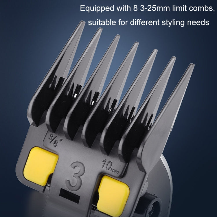 Rechargeable Magnetic Suspension High-speed Electric Hair Clipper(Black)