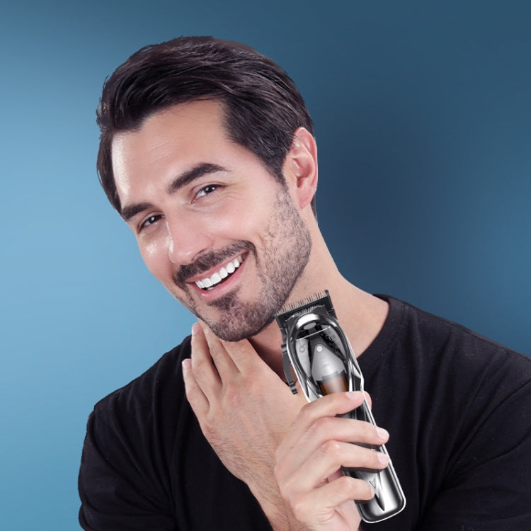 Rechargeable Magnetic Suspension High-speed Electric Hair Clipper(Black)