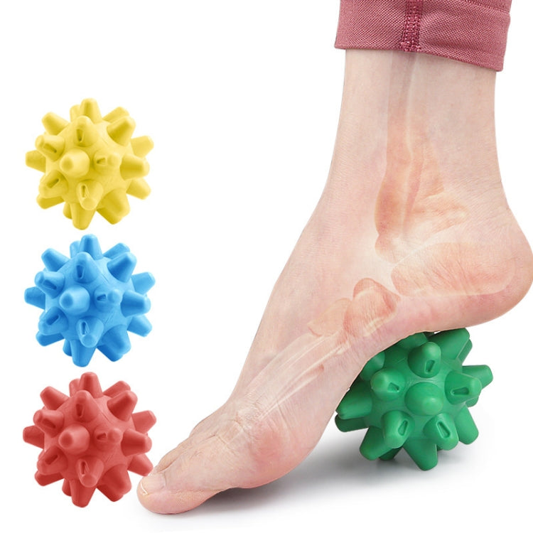 Hedgehog Massage Ball Plantar Relaxation Roller Ball TRP Yoga Fitness Handheld Fascia Ball(Green)