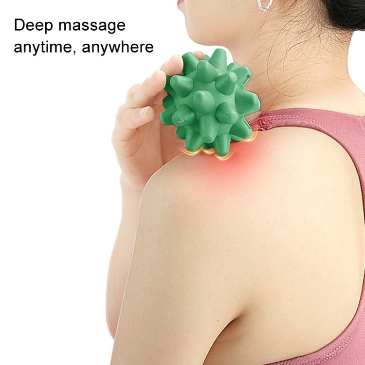 Hedgehog Massage Ball Plantar Relaxation Roller Ball TRP Yoga Fitness Handheld Fascia Ball(Yellow)