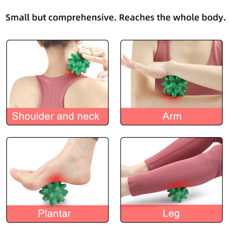 Hedgehog Massage Ball Plantar Relaxation Roller Ball TRP Yoga Fitness Handheld Fascia Ball(Blue)