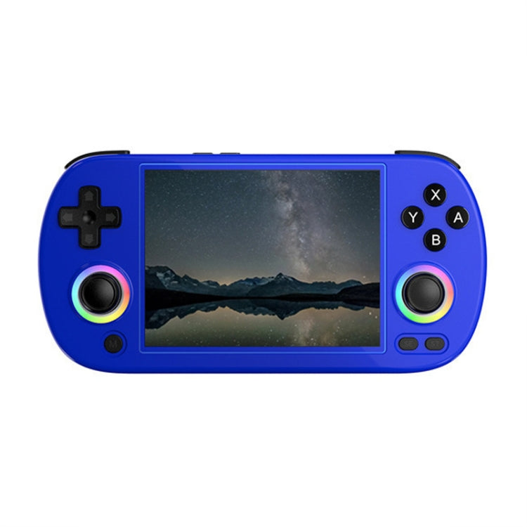 ANBERNIC RG40XXH WIFI Wireless Joystick Pocket Console HDMI Connection TV Online Sparring Game Console 128G(Blue)