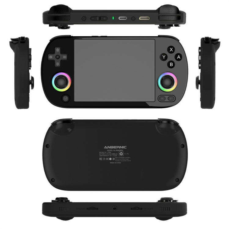 ANBERNIC RG40XXH WIFI Wireless Joystick Pocket Console HDMI Connection TV Online Sparring Game Console 64G(Blue)