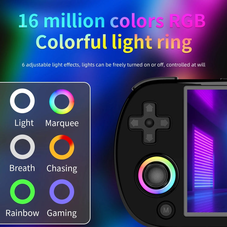 ANBERNIC RG40XXH WIFI Wireless Joystick Pocket Console HDMI Connection TV Online Sparring Game Console 128G(Gray)