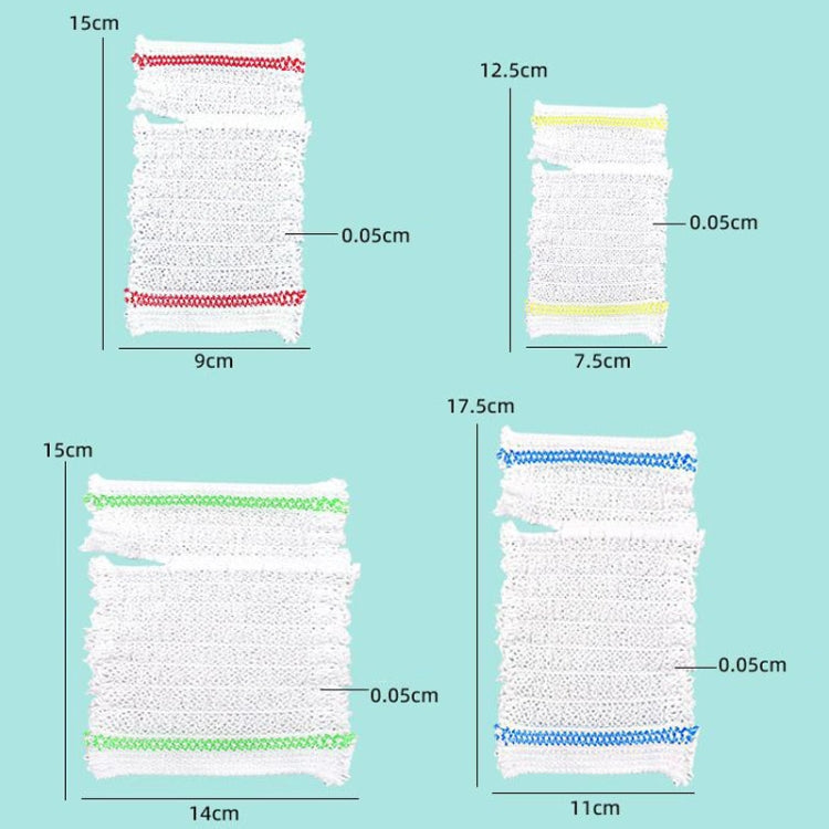 PICC Mesh Bandage Cover IOL Placement Fixation Nursing Isolation Mesh, Color: Green Edge XL For Adults