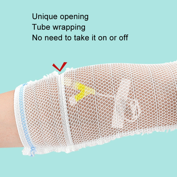 PICC Mesh Bandage Cover IOL Placement Fixation Nursing Isolation Mesh, Color: Red Edge M For 9-17.5kg