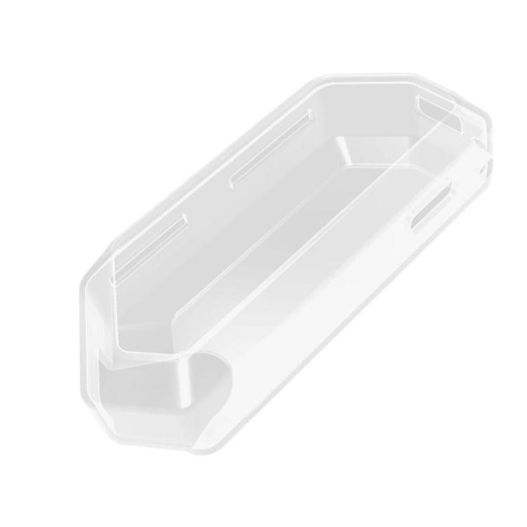 For Flipper Zero Electronic Pet Silicone Full-Cover Protective Case(Transparent White)