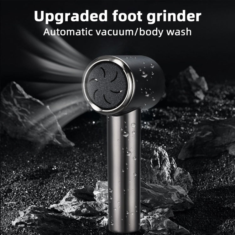 Electric Callus Remover with Vacuum Absorption 2 Speeds Adjustable Waterproof  Foot Care Tool(Black)