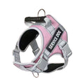 Large Dog Explosion Proof Punch Chest Harness Dog Travelling Leash, Style: Single Pink(L)