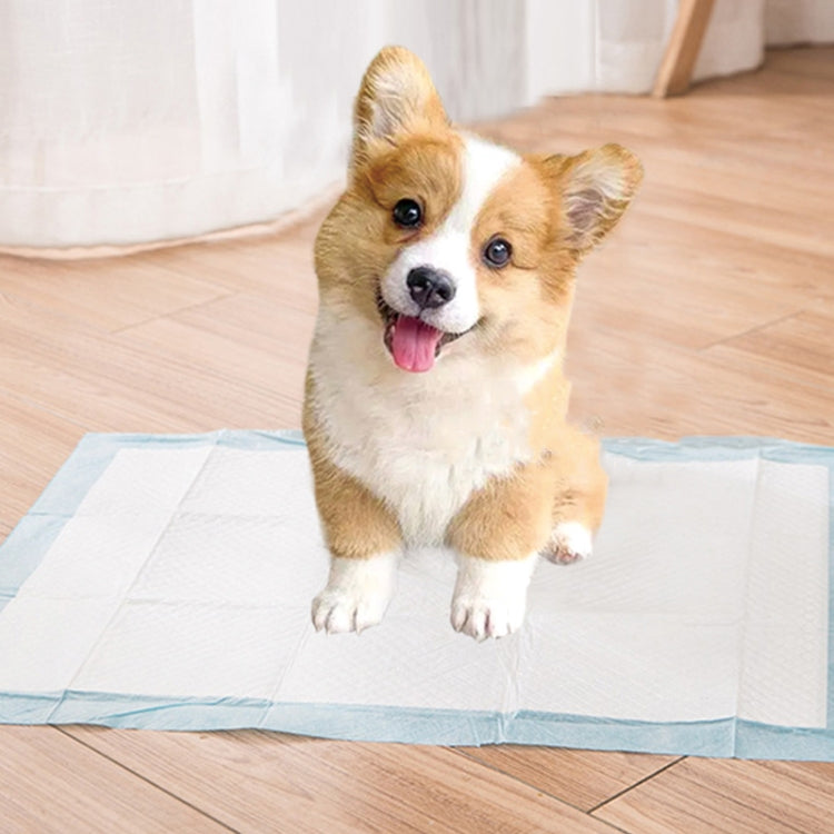 M 45 x 60cm 50pcs / Pack Pet Training Pads Thickened Water-Absorbent Dog Nappy Pad Diaper