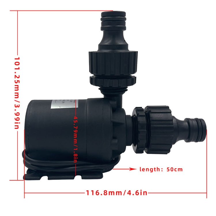 5m Lift Brushless Motor Ceramic Shaft Core Booster Pump, Specifications: DC12V(DC Female Connector)
