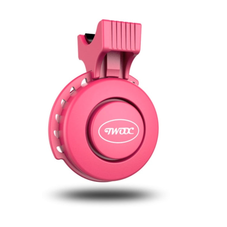 Twooc T-002 120dB Bicycle Scooter Accessories Equipped Electric Bell USB Charging Horn(Pink)