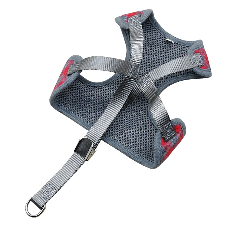 Adjustable Bow Plaid Vest Lead Pull Rope Leash for Cat Dog Pet(S)