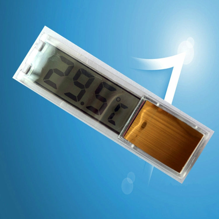 Multi-Functional LCD 3D Digital Electronic Temperature Measurement Fish Tank Aquarium Thermometer(Gold)