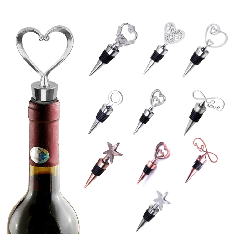 Metal Special Shape Wine Stopper(Heart of Fujiro)