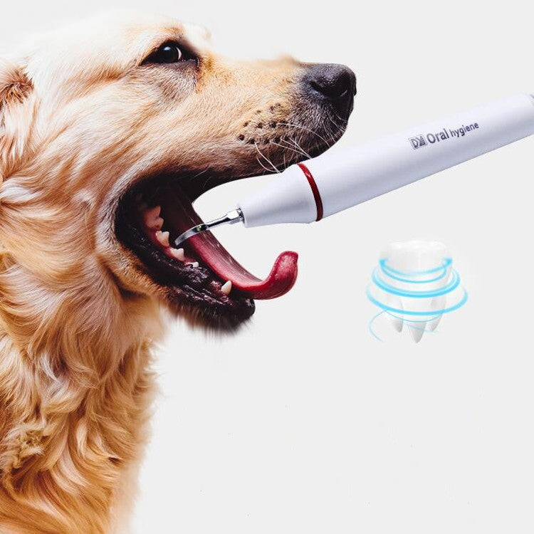 Ultrasonic Dental Washing Machine for Pet Dog Teeth Stone Remover, Plug Specifications:UK Plug(Pink)