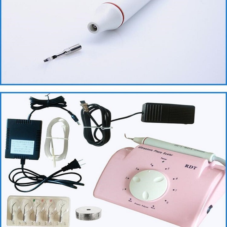 Ultrasonic Dental Washing Machine for Pet Dog Teeth Stone Remover, Plug Specifications:UK Plug(Pink)