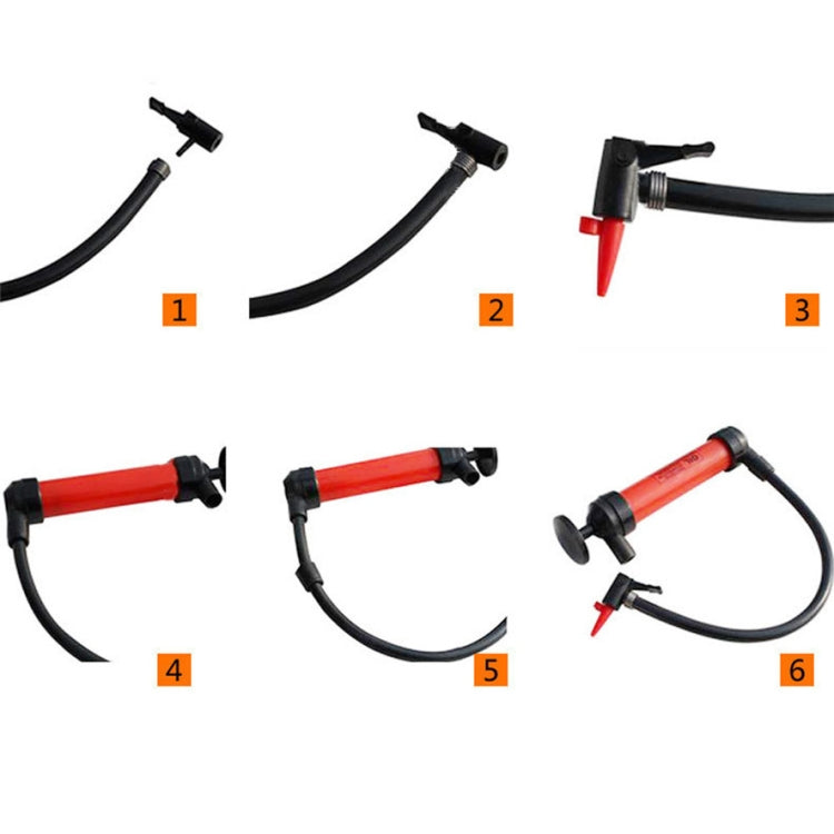 Manual Oil Pumping Pipe for Car Oil Transfering Oiling pumping Liquid Water Chemical Transfer Inflatable Pump(Red)