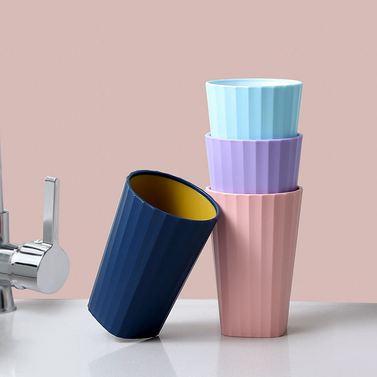 Couple Creative Simple Home with Handle Wash Brushing Cup(Blue)