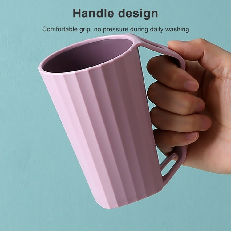Couple Creative Simple Home with Handle Wash Brushing Cup(Blue)
