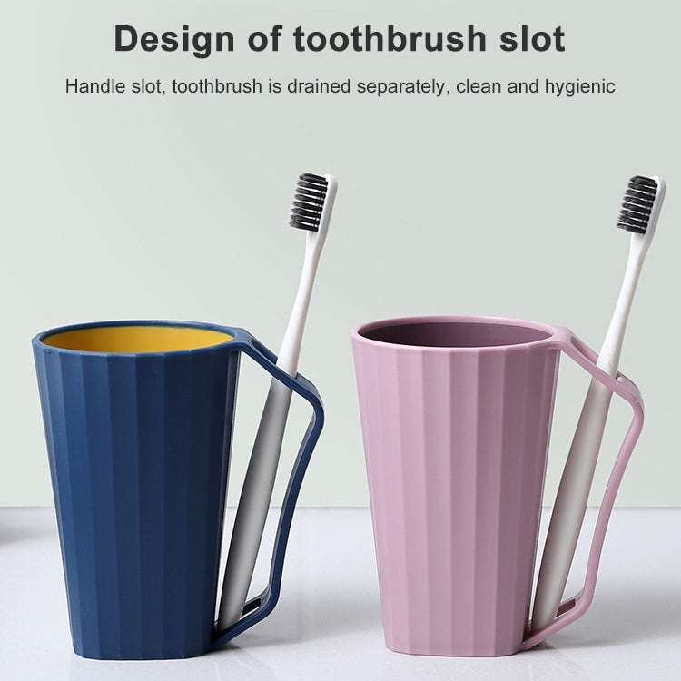 Couple Creative Simple Home with Handle Wash Brushing Cup(Pink)