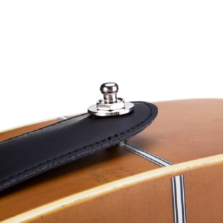 Metal Universal Guitar Strap Buckle Strap Nail Anti-off Guitar Tail Nail(Silver)