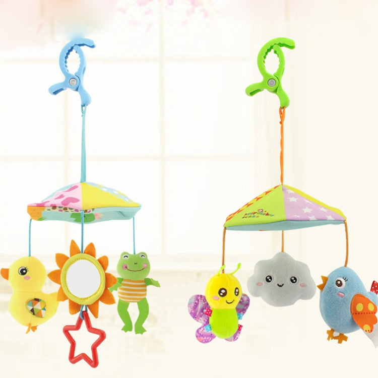 Baby Toy Cartoon Cute Animal Stroller Parachute Pendant(Duck Frog)