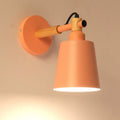Staircase Aisle Bedside Bedroom Wall Lamp Creative Simple Background Restaurant Oblique Barrel Light, AC 220V(Pink)