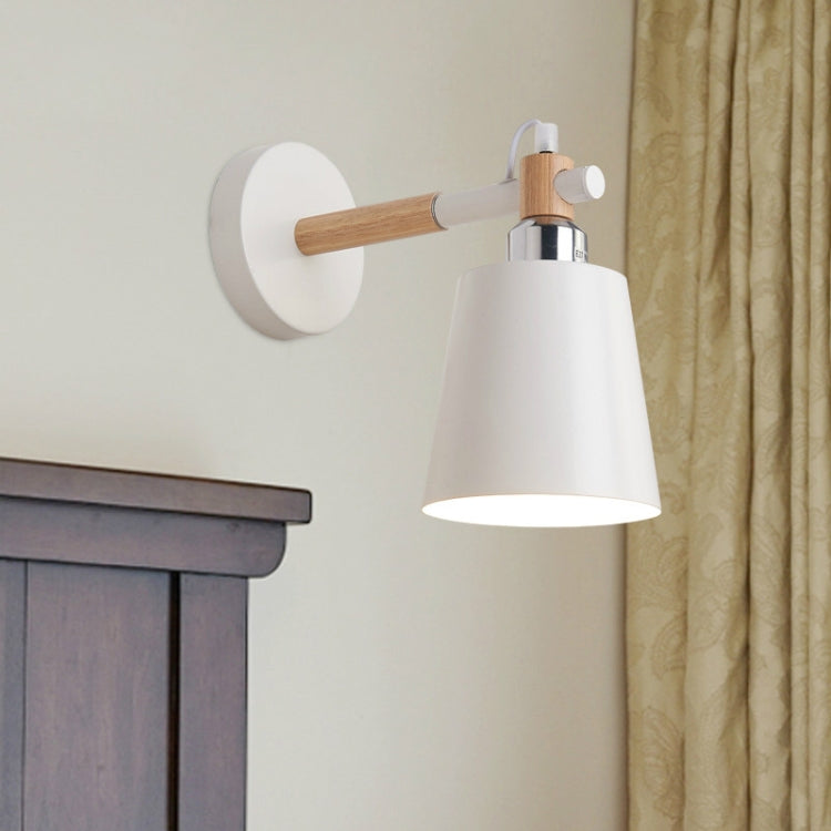 Staircase Aisle Bedside Bedroom Wall Lamp Creative Simple Background Restaurant Oblique Barrel Light, AC 220V(Pink)