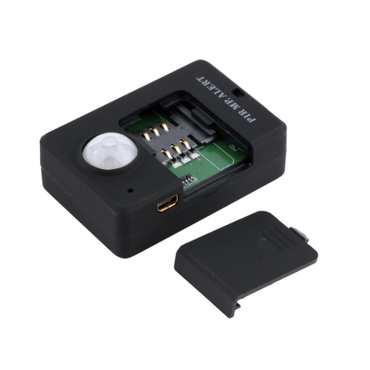 Mini PIR Alert Sensor Wireless Infrared GSM Alarm Monitor Motion Detector Detection Home Anti-theft System, EU Plug