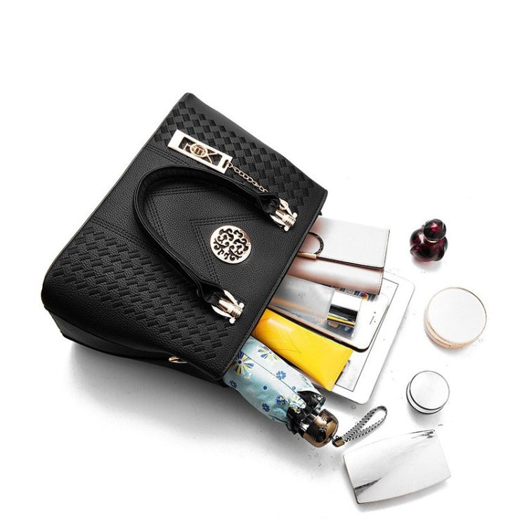 Embroidery Messenger Bags Women Leather Handbags  Bags for Women Hand Bag(Pink)
