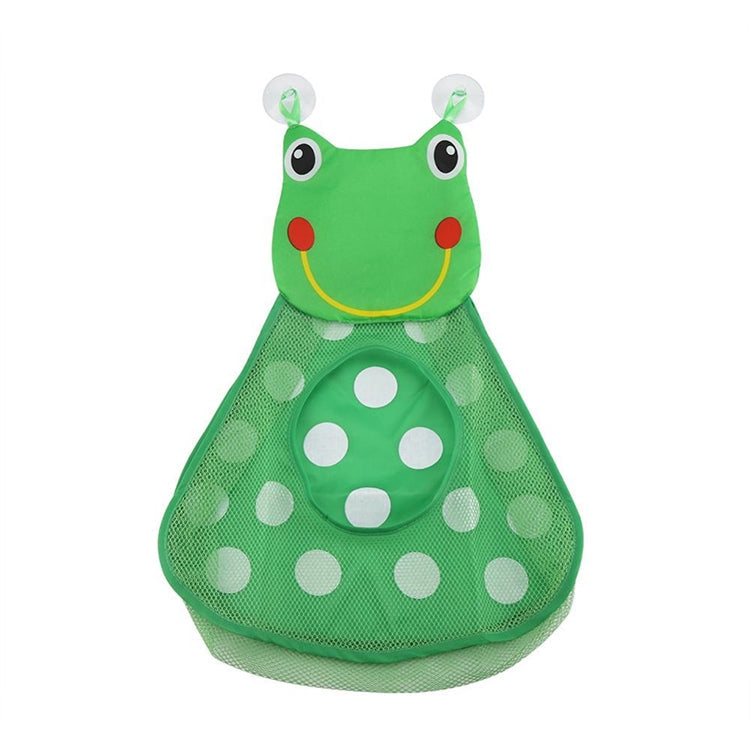 Baby Shower Bath Toys Storage Mesh Bag with Strong Suction Cups(Green)
