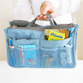 Waterproof Folding Travel Bag Nylon Large Capacity Sundries Storage Bag(Sky Blue)