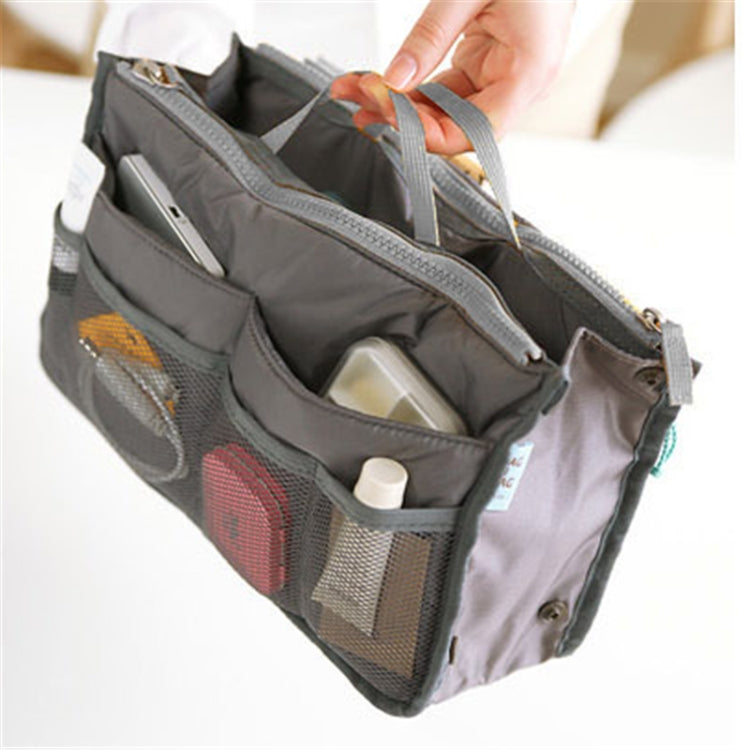 Waterproof Folding Travel Bag Nylon Large Capacity Sundries Storage Bag(Gray)