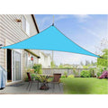 Outdoor Sunshade Triangle Sky Screen Simple Sun Protection Canopy, Size:3X3X3M(Random Color)