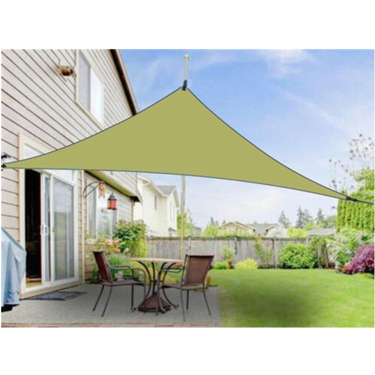 Outdoor Sunshade Triangle Sky Screen Simple Sun Protection Canopy, Size:3X3X3M(Random Color)