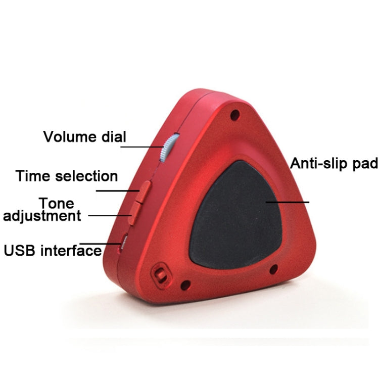 ENO EM-688 Electronic Vocal Rechargeable Metronome For Piano/Guitar/Drum/Guzheng/Violin(Red)