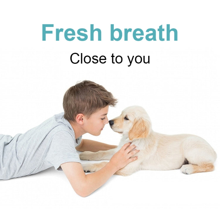 Pet Electric Toothbrush Tooth Polisher Oral Cleaning Plaque Removal Tool(Green)
