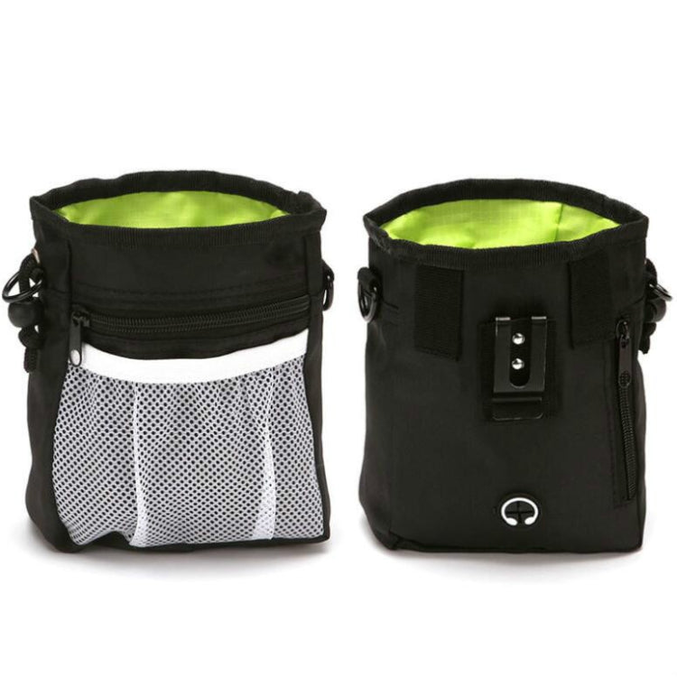 Pet Snack Bag Training Waist Bag Out Multifunctional Pet Training Bag(Black)