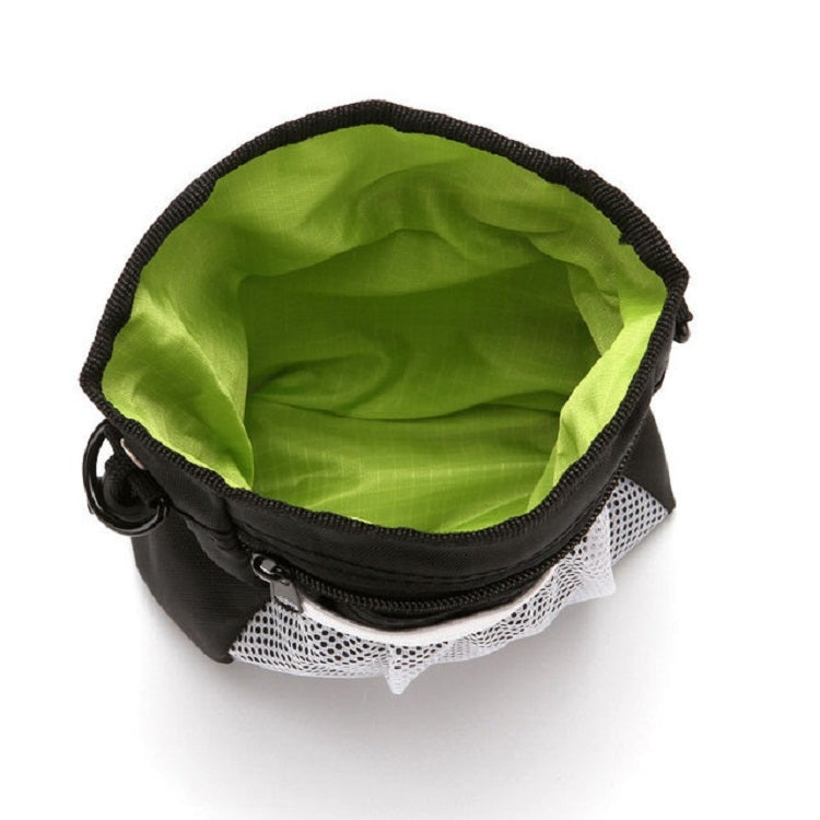 Pet Snack Bag Training Waist Bag Out Multifunctional Pet Training Bag(Black)