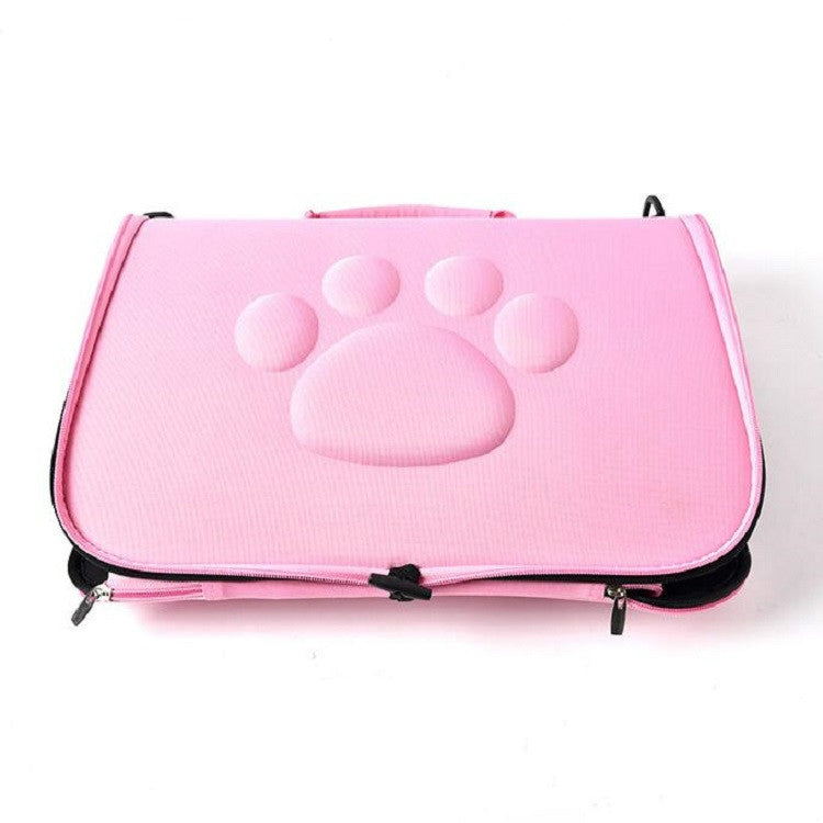 Cats and Dogs Go Out Portable Breathable Foldable EVA Pet Bag, Size:43×25×26cm(Gray)