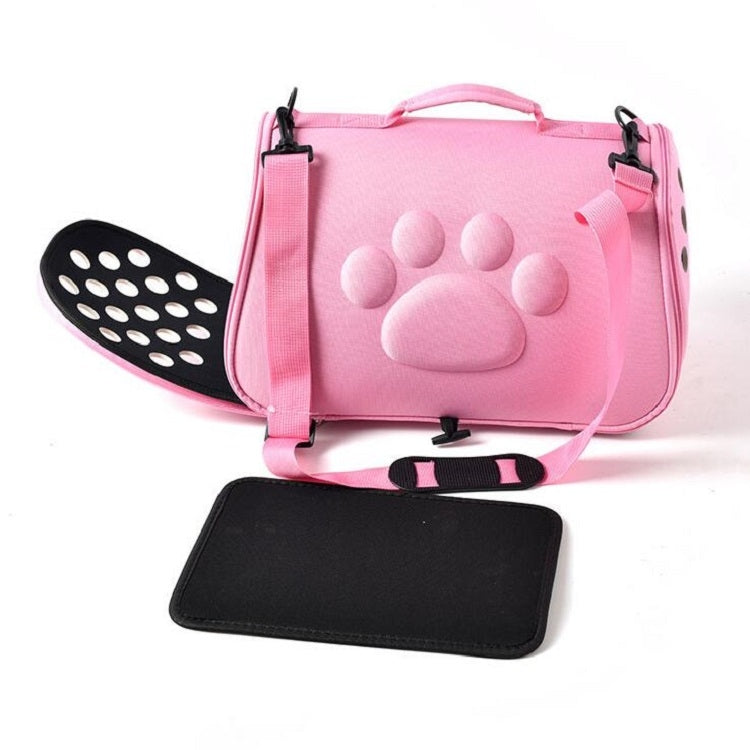 Cats and Dogs Go Out Portable Breathable Foldable EVA Pet Bag, Size:52×27×28cm(Gray)