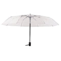 Creative Transparent Folding Umbrella 8 Bones Automatic Umbrella(White)