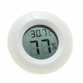 LCD Digital Aquarium Thermometer Marine Water Terrarium Accessories Temperature Measurement Tool(White)