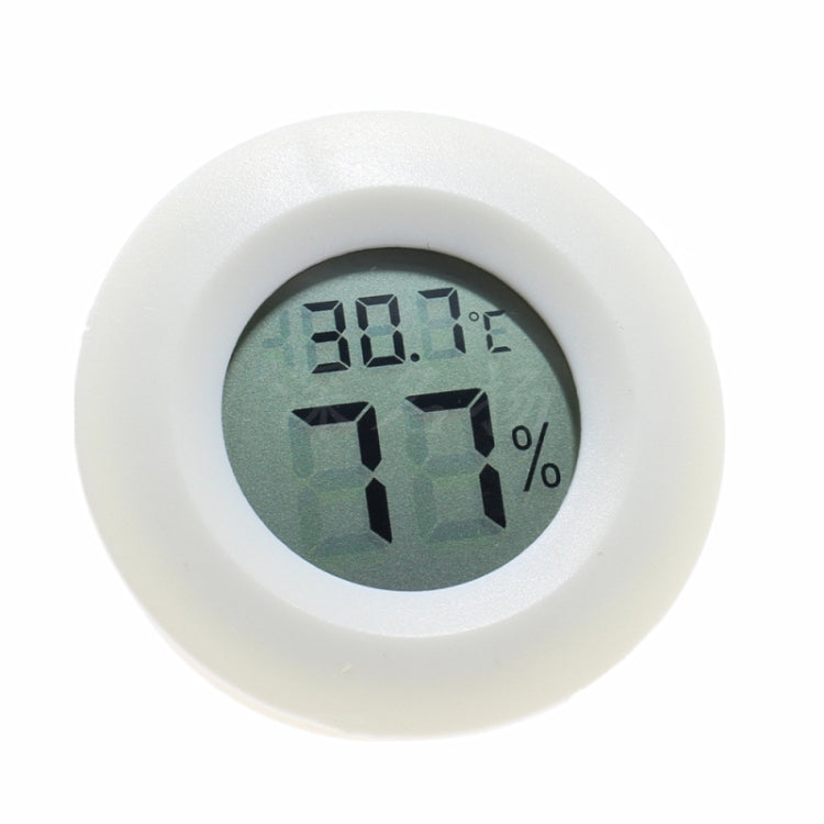 LCD Digital Aquarium Thermometer Marine Water Terrarium Accessories Temperature Measurement Tool(White)