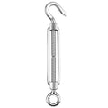 Flower Basket Screws 304 Stainless Steel Wire Rope Hook Tensioner, Specification:M12(Silver)